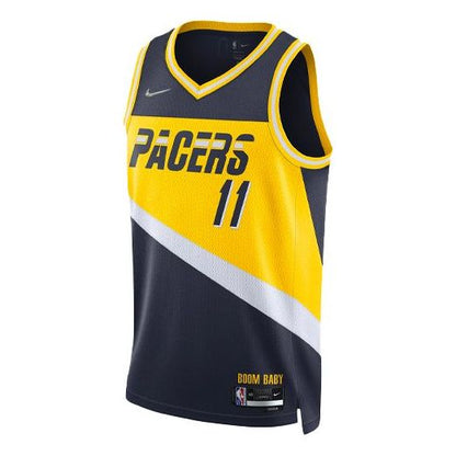 Nike NBA 75th Anniversary Indiana Pacers Domantas Sabonis #11 Jersey – Blue (DB4030-420)
