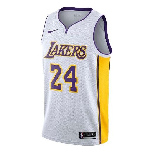 Nike NBA Los Angeles Lakers Kobe Bryant Icon Edition Swingman Jersey – White (AQ2108-100)