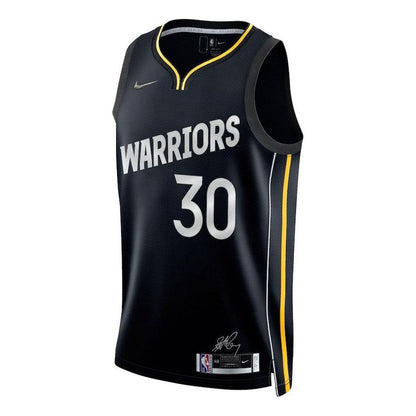 Nike NBA Golden State Warriors Stephen Curry Icon Edition Swingman Jersey | Black #30 | DH8056-010