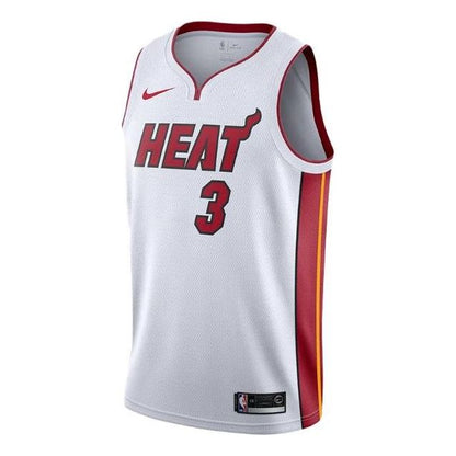Nike NBA Miami Heat Dwyane Wade #3 Swingman Jersey 'White' – 864427-104