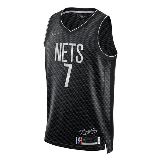 Nike NBA Brooklyn Nets Kevin Durant Icon Edition Swingman Jersey | Black #7 | DH8057-010