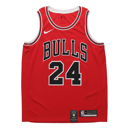 Nike x NBA Chicago Bulls Lauri Markkanen #24 Swingman Jersey – Red / Black / White (864465-664)
