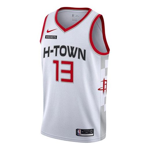 Nike NBA Houston Rockets James Harden #13 SW Swingman Jersey – White (AV4640-101)