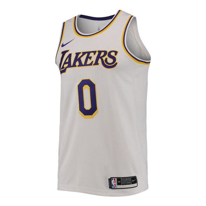Nike NBA Swingman LA Lakers #0 Russell Westbrook Jersey – White | CW3595-108