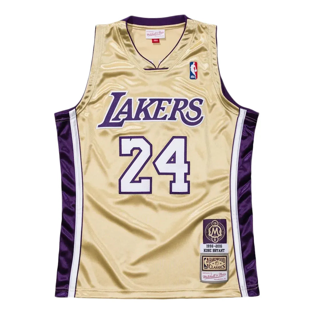 Mitchell & Ness NBA Hall of Fame Authentic Jersey – Kobe Bryant #24 – LH05GOLD