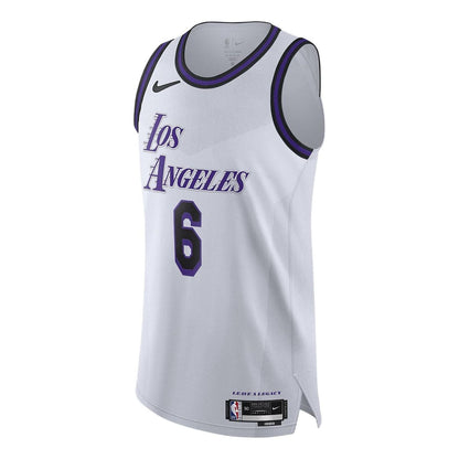 Nike Dri-FIT ADV NBA Los Angeles Lakers LeBron James City Edition Authentic Jersey | 2022/23 | DQ0198-101