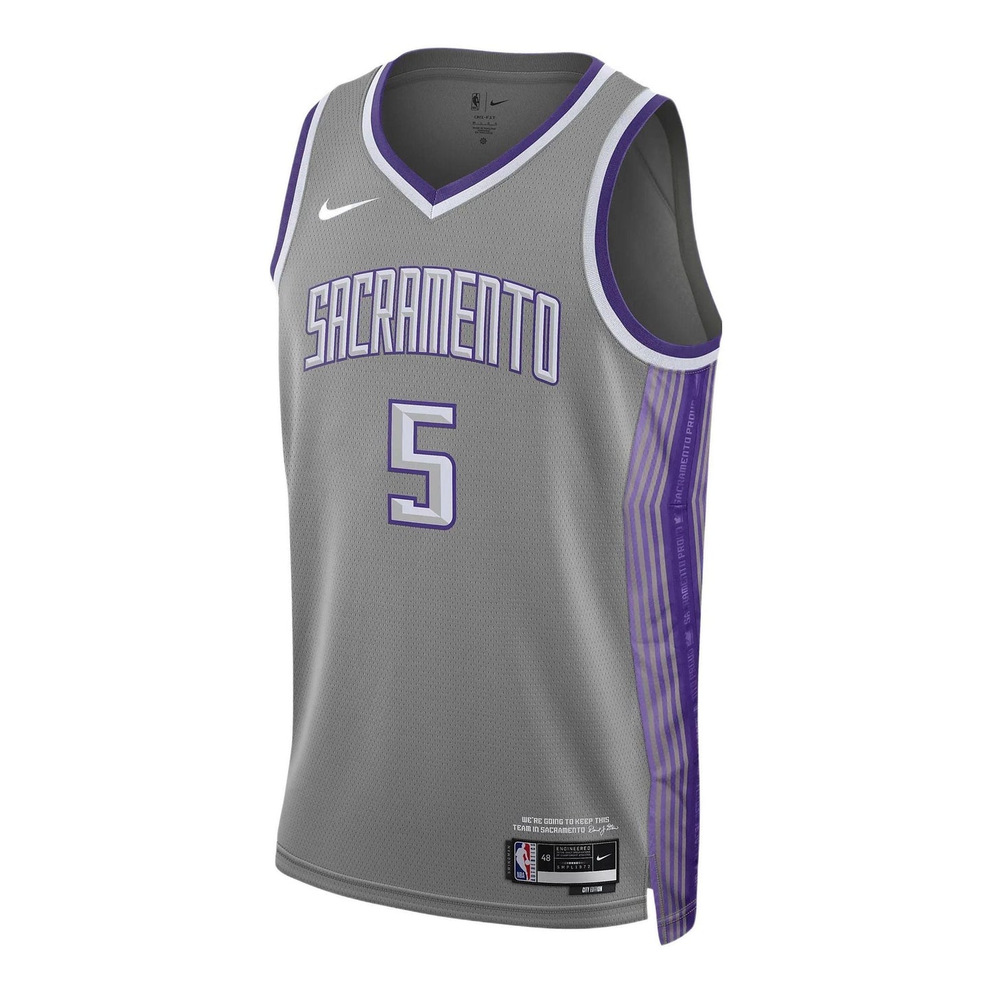 Nike NBA Sacramento Kings City Edition 2022-23 Jersey – De'Aaron Fox #5 (DO9609-003)