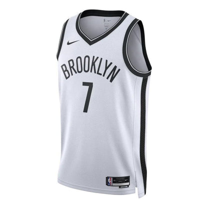 Nike NBA Brooklyn Nets Kevin Durant #7 Association Edition Swingman Jersey – White (DN2069-101)