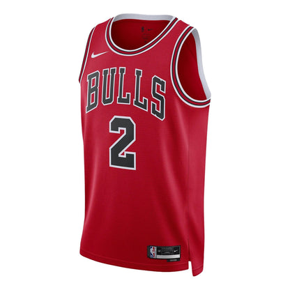 Nike NBA Chicago Bulls Lonzo Ball #2 Dri-FIT Jersey – Icon Edition Red (DN2000-660)