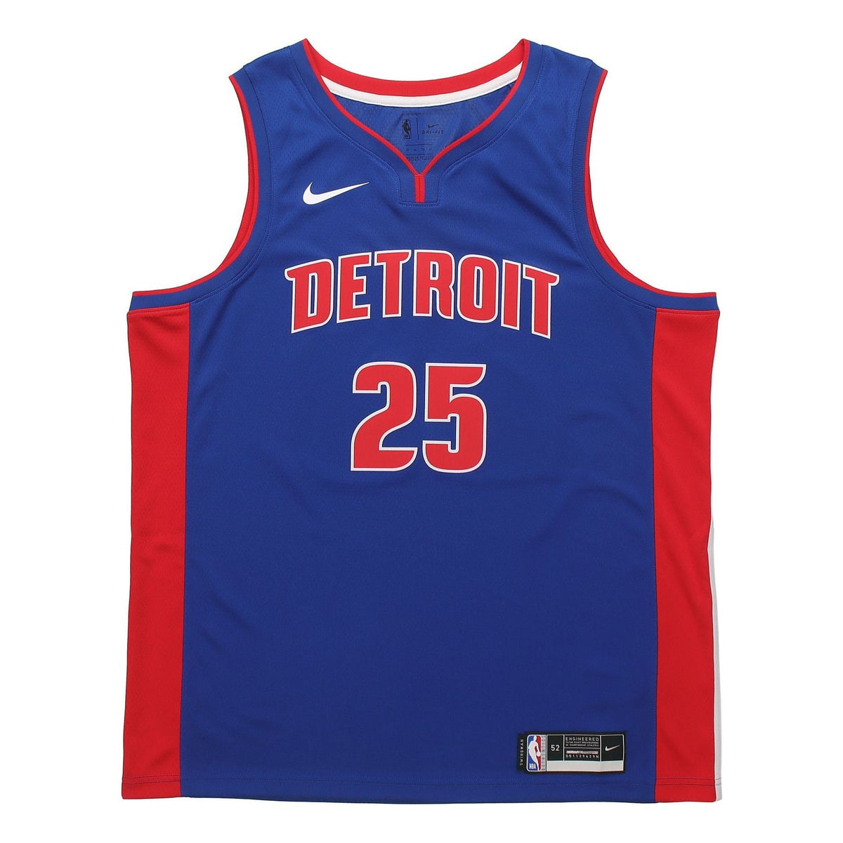 Nike NBA Detroit Pistons Derrick Rose SW Fan Edition Jersey | Blue #25 | CW3664-401