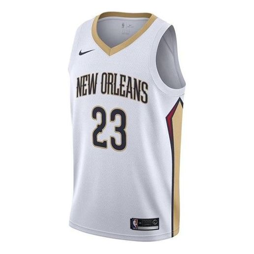 Nike NBA New Orleans Pelicans Jersey 'Anthony Davis #23' – 864433-100 | White