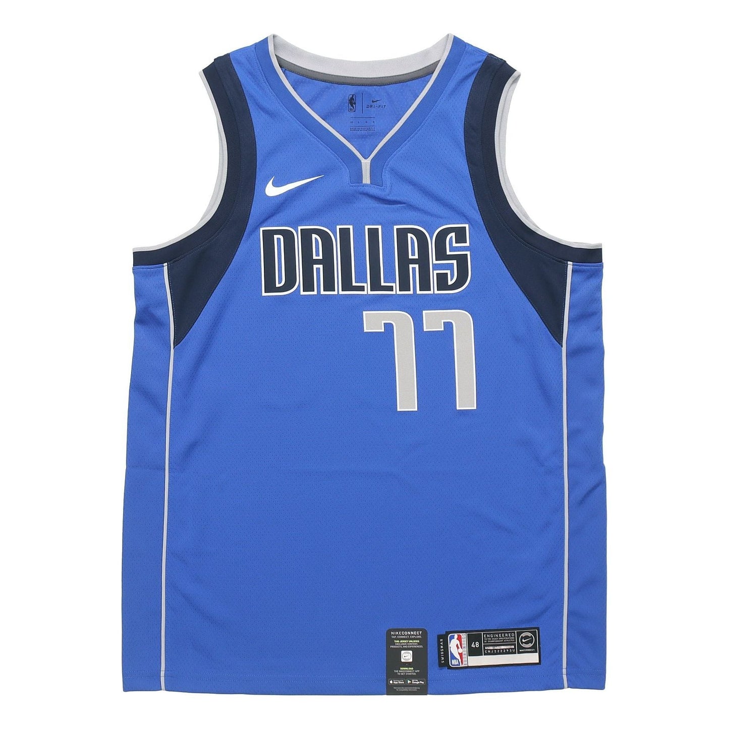 Nike NBA Luka Dončič Dallas Mavericks SW Fan Edition Swingman Jersey #77 – Blue (864469-487)