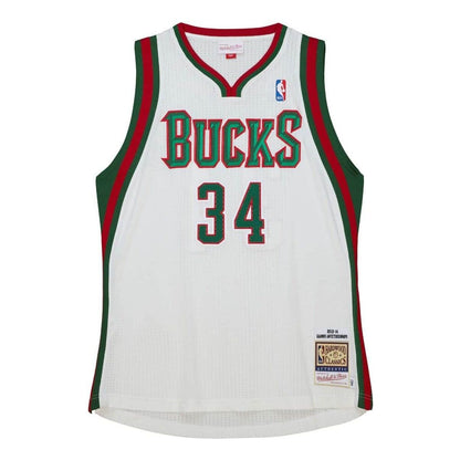 Mitchell & Ness NBA Milwaukee Bucks 2013-14 Hardwood Classics Jersey – Giannis Antetokounmpo #34 (AJY45681)