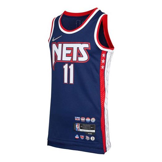 Nike NBA 75th Anniversary Brooklyn Nets Kyrie Irving Swingman Jersey | Blue #11 | DB4018-400