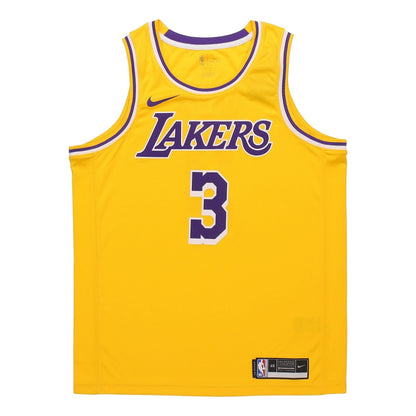 Nike NBA Los Angeles Lakers Anthony Davis SW Fan Edition Jersey | Yellow #3 | 2019/20 | CW3669-728