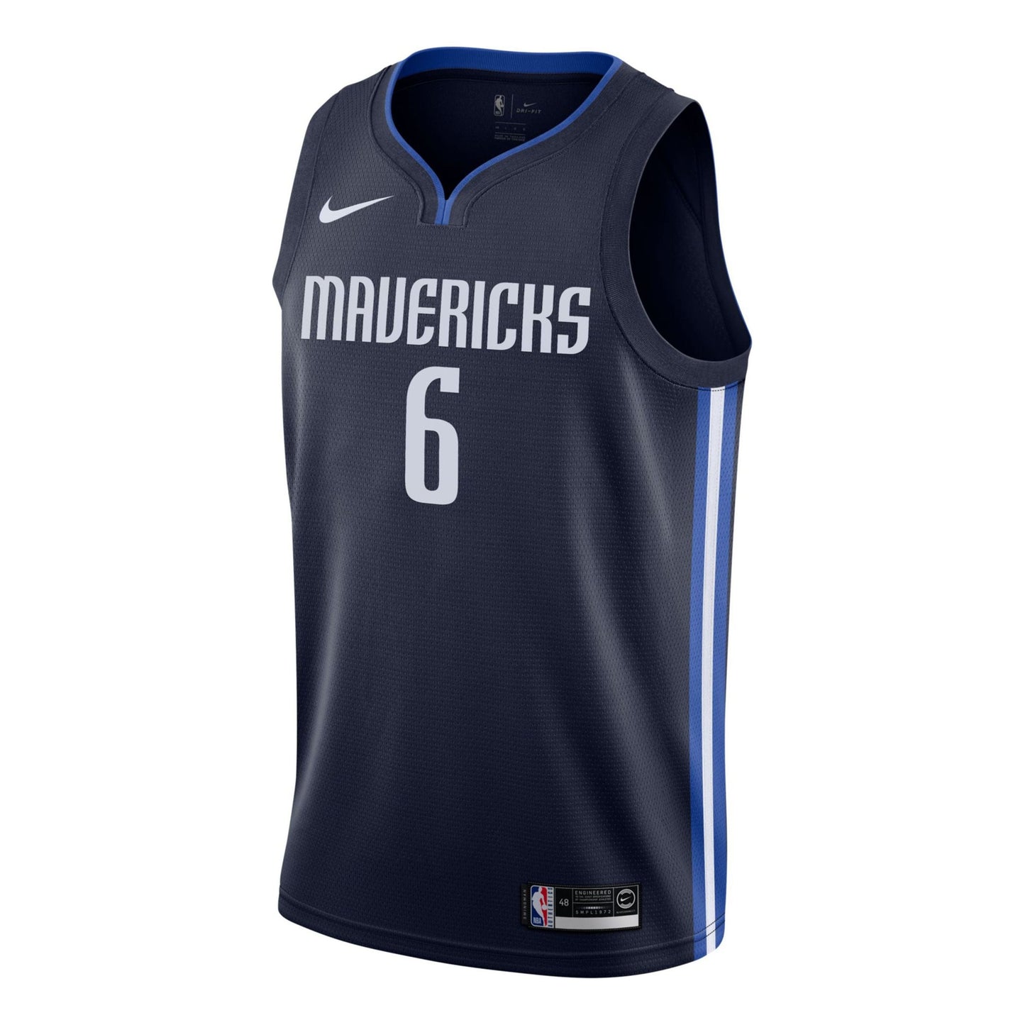 Nike NBA Dallas Mavericks Kristaps Porzingis #6 Statement Edition Swingman Jersey 'Navy' AT9797-423