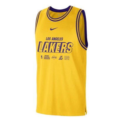 Nike x NBA Los Angeles Lakers Practice Training Jersey – Men's Yellow | DR2273-728