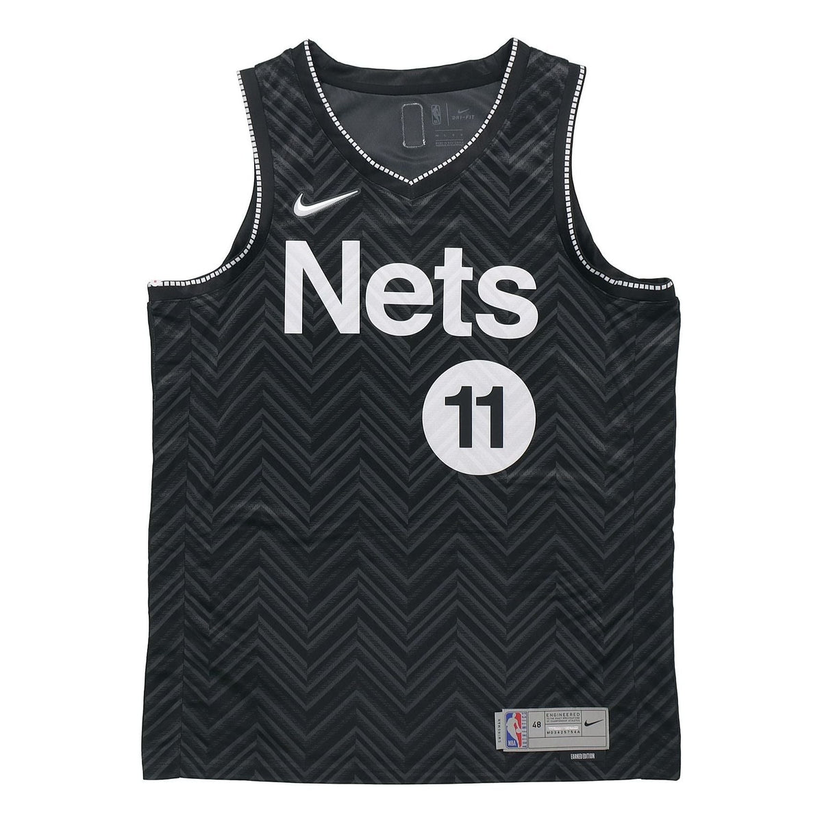 Nike NBA Brooklyn Nets Kyrie Irving SW Fan Edition Jersey | Black #11 | CW6804-011