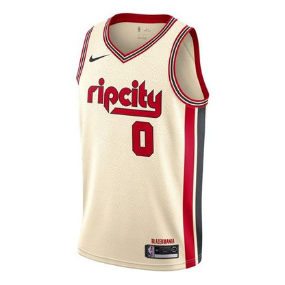 Nike NBA Portland Trail Blazers Damian Lillard #0 City Edition Swingman Jersey – AV4668-121