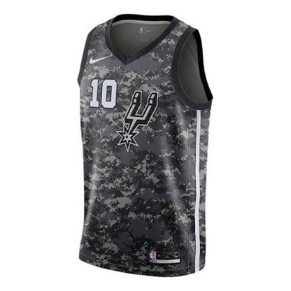 Nike NBA San Antonio Spurs City Edition Jersey – Black Camouflage (2018-19) | Style AJ4644-014