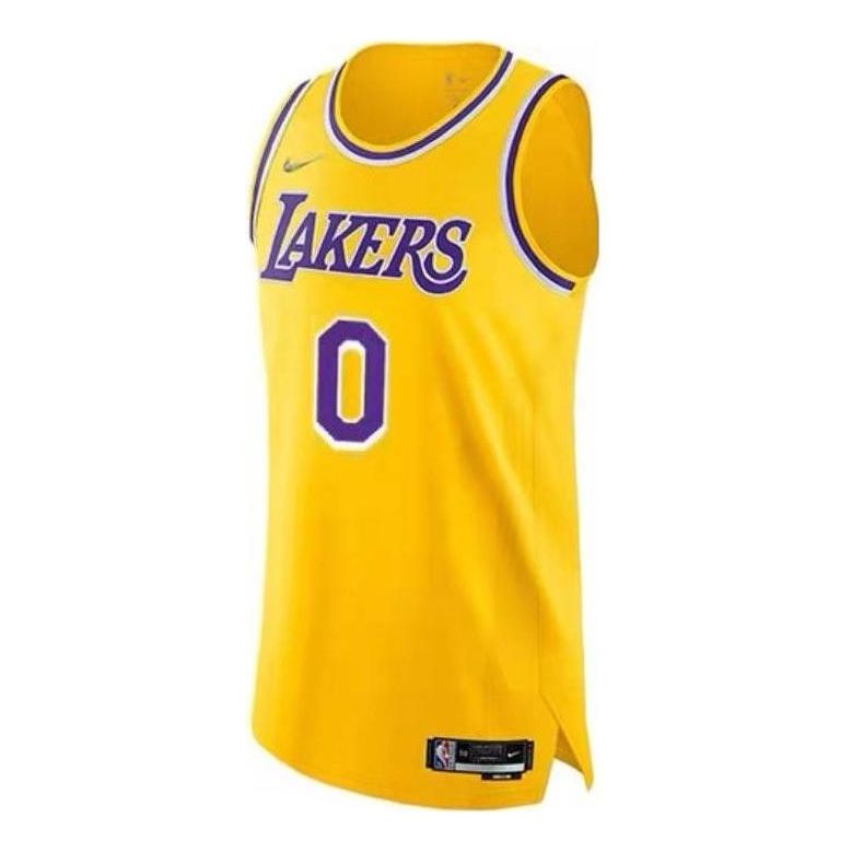Nike NBA LA Lakers Russell Westbrook #0 Swingman Jersey – Yellow | DB3365-728