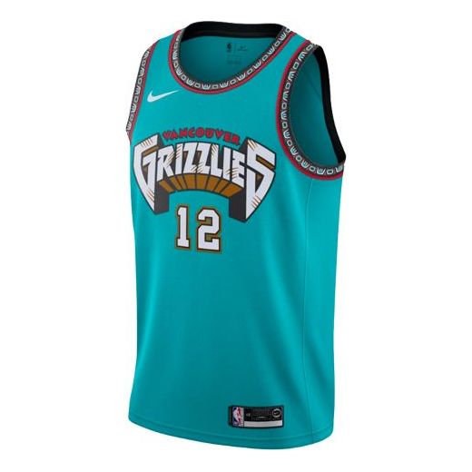 Nike NBA Memphis Grizzlies Ja Morant Retro Classic SW Fan Edition Jersey | Green #12 | AV4648-315
