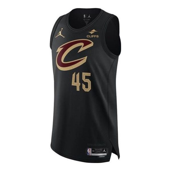 Nike NBA Cleveland Cavaliers Donovan Mitchell #45 Swingman Jersey Black DQ0165-010