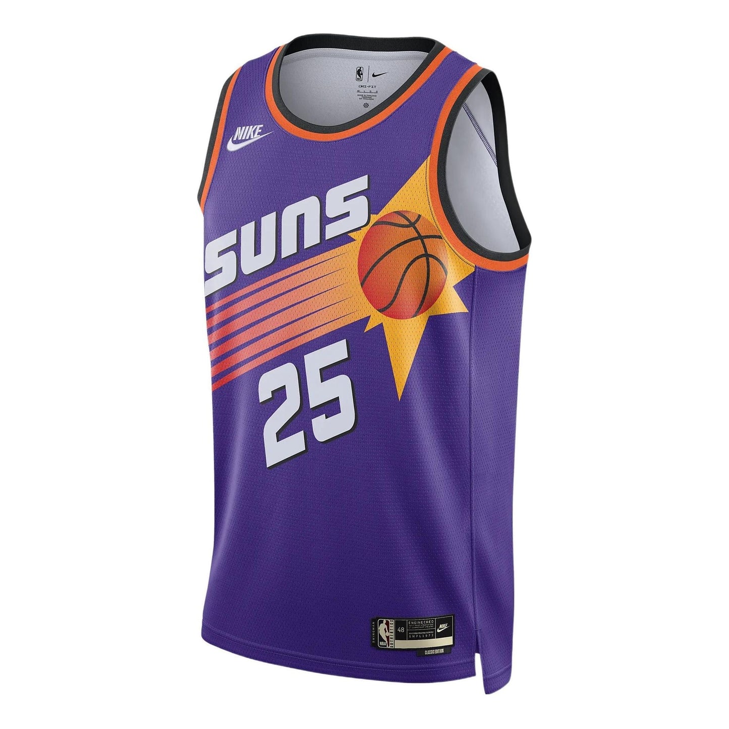 Nike Dri-FIT Mikal Bridges #25 Phoenix Suns Hardwood Classic 2022/23 Swingman Jersey – Purple | DO9452-507