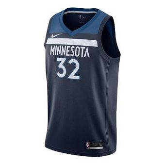 Nike x NBA Minnesota Timberwolves Karl-Anthony Towns #32 Swingman Jersey – Navy / Blue (864491-420)