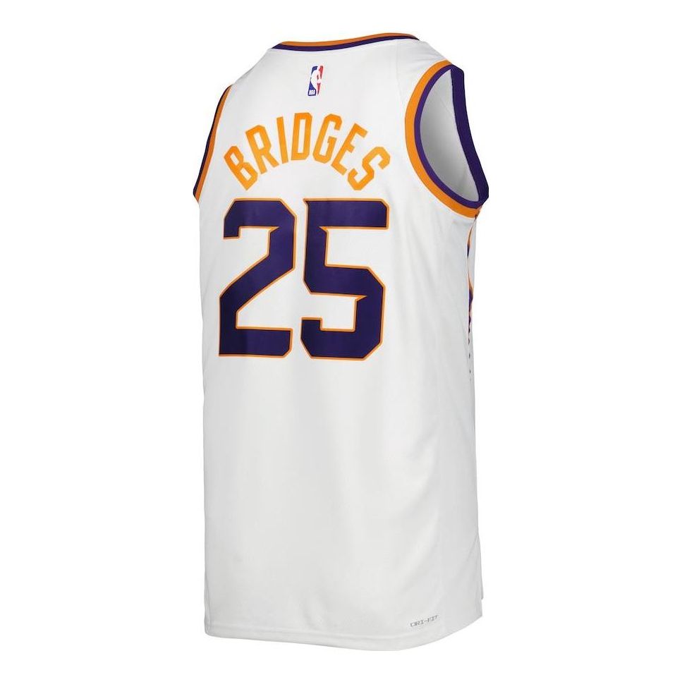 Nike NBA Phoenix Suns Mikal Bridges #8 Icon Edition Swingman Jersey 'White' FB1809-103