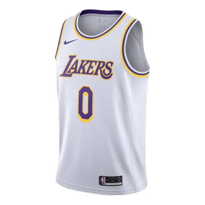 Nike NBA Kyle Kuzma #0 Los Angeles Lakers Swingman Fan Edition Jersey 'White' – AA7101-109