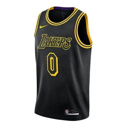 Nike NBA Los Angeles Lakers Kyle Kuzma Icon Edition Swingman Jersey #0 'Black' DJ1433-012