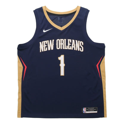 Nike NBA Zion Williamson New Orleans Pelicans Swingman Jersey #1 – Blue (CW3674-424)