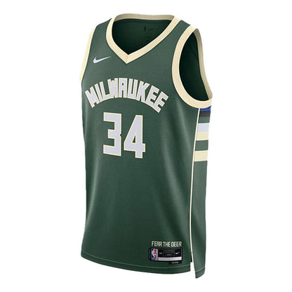 Nike Dri-FIT NBA Milwaukee Bucks Giannis Antetokounmpo Icon Edition Swingman Jersey | 2022/23 | DN2012-323