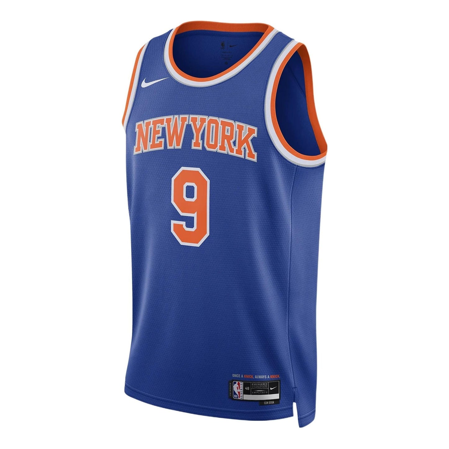 Nike NBA New York Knicks RJ Barrett #9 Icon Edition Swingman Jersey 2022/23 – DN2015-400