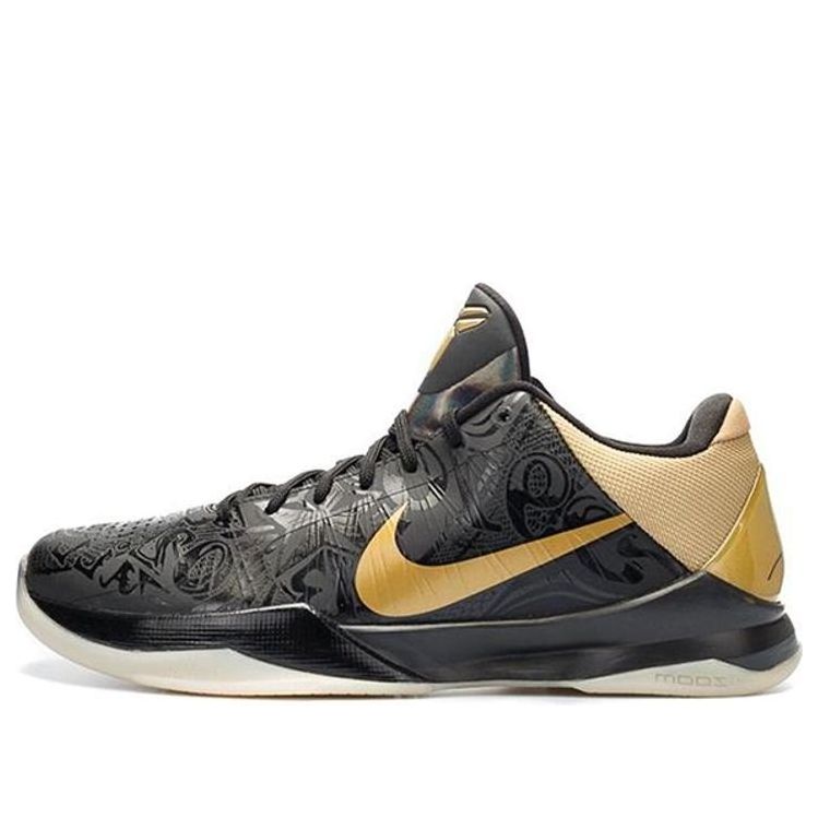 Nike Zoom Kobe 5 'Big Stage Away' Black / Metallic Gold / White 386429-008
