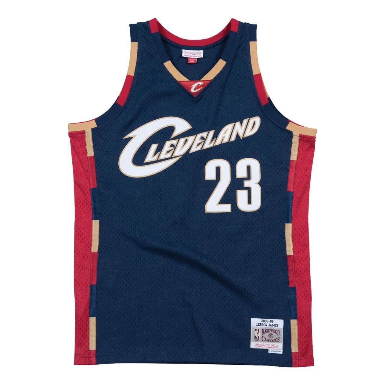 Mitchell & Ness Swingman Jersey – Cleveland Cavaliers LeBron James #23 (2008-09 Hardwood Classics, Navy)