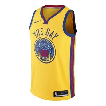 Nike NBA Golden State Warriors Kevin Durant #35 City Edition Swingman Jersey – 912101-729 'Yellow'