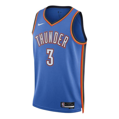 Nike Dri-FIT Josh Giddey #3 Oklahoma City Thunder Icon Edition 2022/23 Swingman Jersey – Blue | DN2016-404
