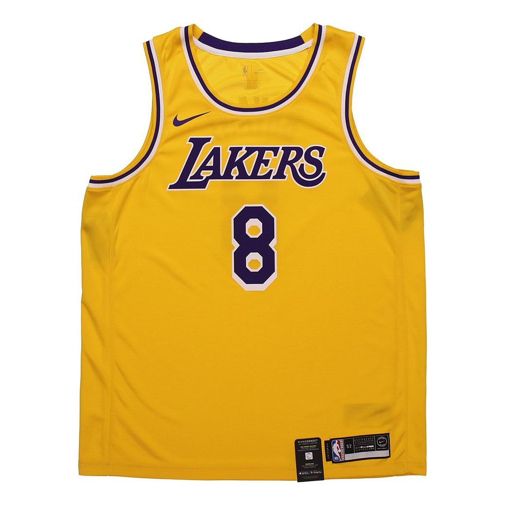 Nike NBA Los Angeles Lakers Kobe Bryant #8 Icon Edition Swingman Jersey 'Gold' AV1229-728