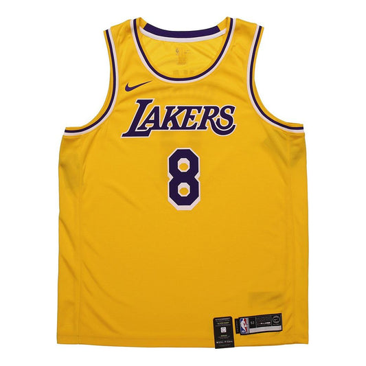 Nike NBA Los Angeles Lakers Kobe Bryant #8 Icon Edition Swingman Jersey 'Gold' AV1229-728