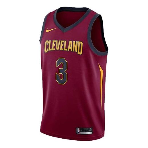 Nike NBA Cleveland Cavaliers Isaiah Thomas #3 Icon Edition Swingman Jersey – Wine/Gold (864467-686)
