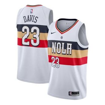 Nike NBA Los Angeles Lakers Anthony Davis #3 Earned Edition Swingman Jersey – BQ6411-100 'White'