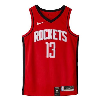Nike x NBA Houston Rockets James Harden #13 Swingman Jersey – Red / Black (BV7992-657)