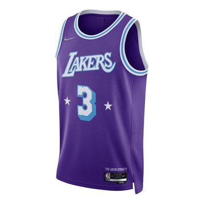Nike NBA Anthony Davis #3 Los Angeles Lakers 'The Lakers Dynasty' City Edition Swingman Jersey – Purple (DB4032-505)