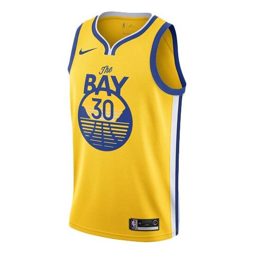 Nike NBA Golden State Warriors Stephen Curry Icon Edition Swingman Jersey – #30 Gold (AT9799-731)