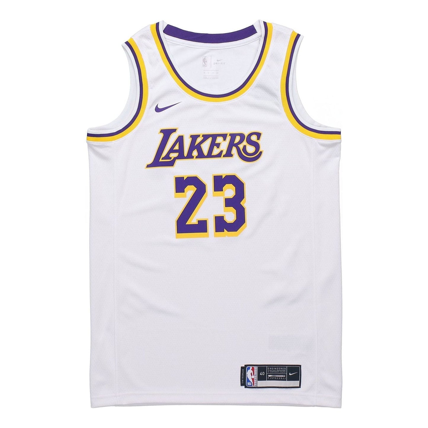 Nike NBA Los Angeles Lakers LeBron James #23 Association Edition Swingman Jersey (2020) – CW3595-101