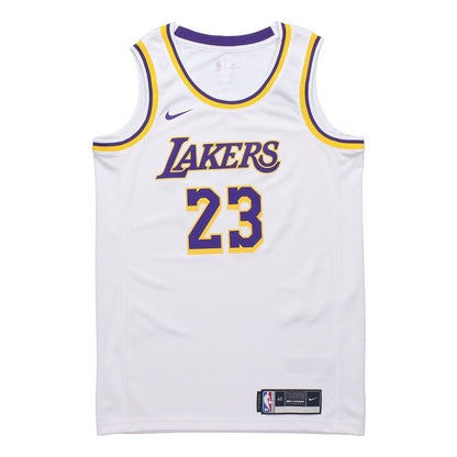 Nike NBA Los Angeles Lakers LeBron James #23 Association Edition Swingman Jersey (2020) – CW3595-101