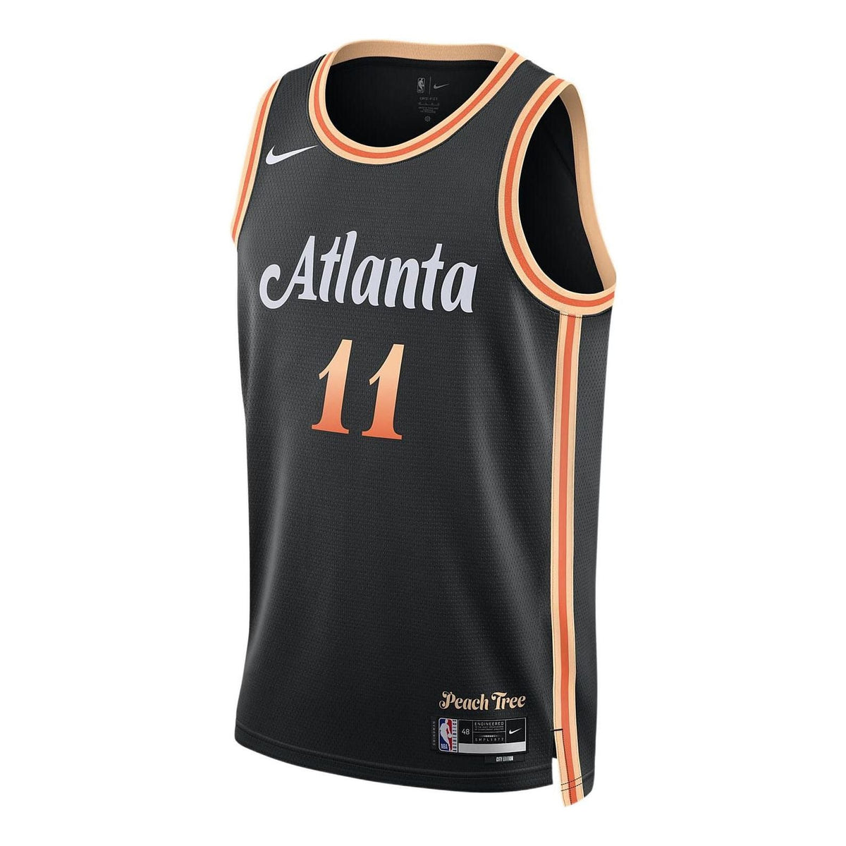 Nike Dri-FIT NBA Atlanta Hawks Trae Young City Edition Swingman Jersey | Black #11 | 2022/23 | DO9584-010