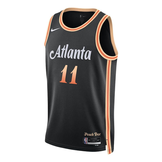 Nike Dri-FIT NBA Atlanta Hawks Trae Young City Edition Swingman Jersey | Black #11 | 2022/23 | DO9584-010